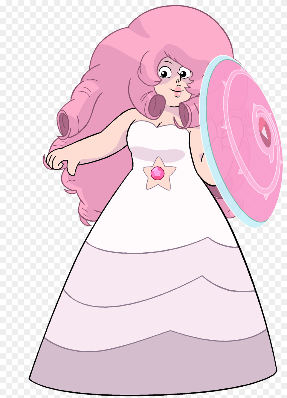 What Steven Universe Can Teach Us About Queerness Gender Steven Universe Rose Quartz, Clothing, Dress, Formal Wear, Adult Free Png