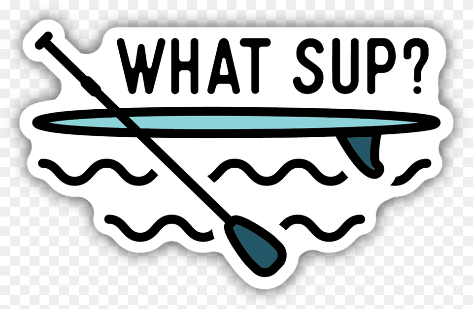 What Sup Paddle Board Sticker, Cutlery, Spoon, Animal, Reptile Free Transparent Png