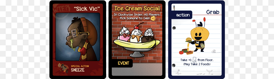 What The Food Card Progress Board Game Card Designs, Cream, Dessert, Ice Cream, Baby Png Image