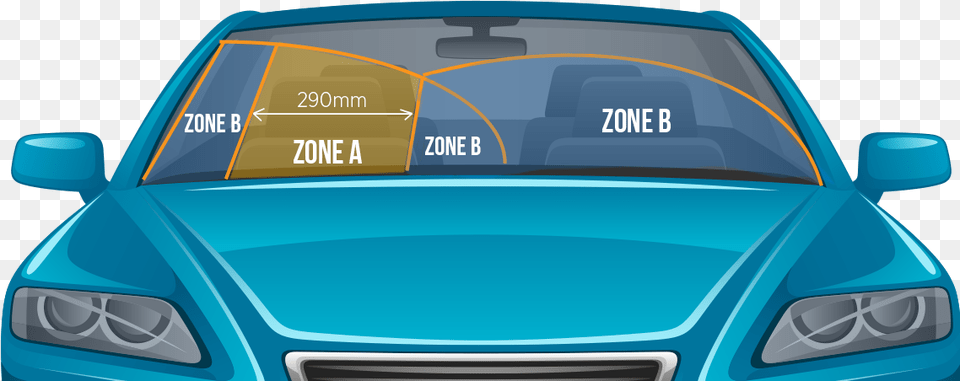 What To Do If Your Windscreen Is Damaged Windscreen B Zone, Car, Transportation, Vehicle, Windshield Free Transparent Png