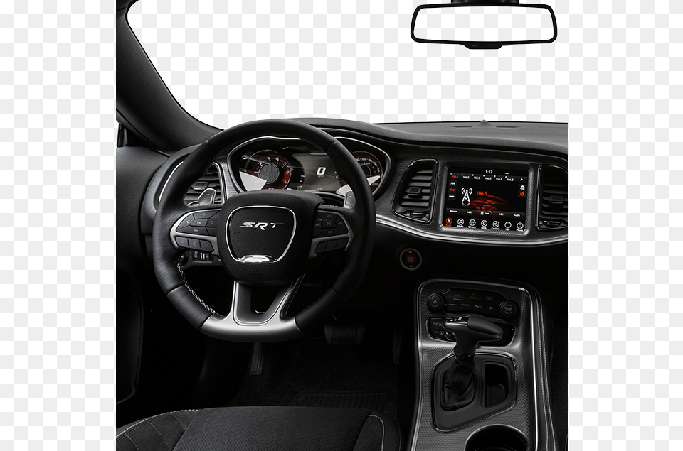 What Was Updated In The 2017 Dodge Challenger Steering Wheel, Car, Machine, Transportation, Vehicle Free Png Download