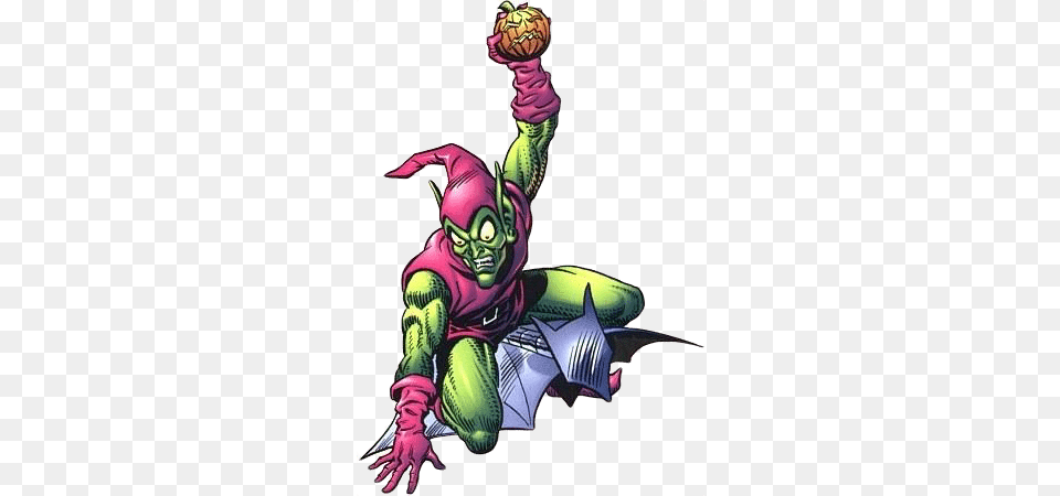 What Would This List Of High Tech Marvel Characters Spiderman Villains Green Goblin, Book, Comics, Publication, Art Png Image