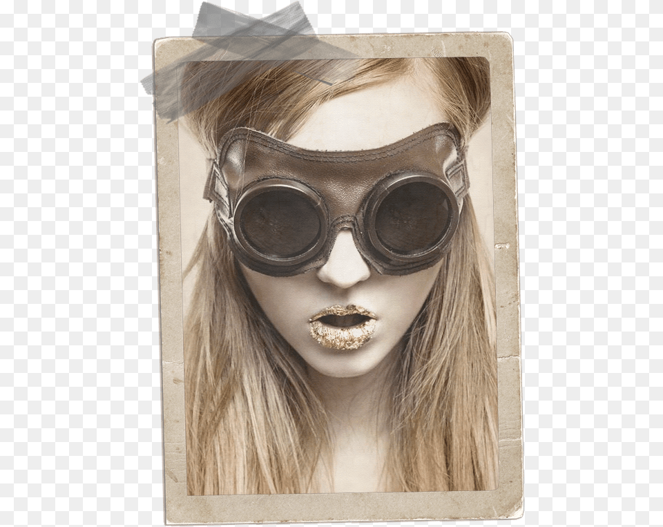 Whatever You39d Call This Gold Lipped Steampunk Fairy Thumbnail, Accessories, Person, Woman, Goggles Free Transparent Png