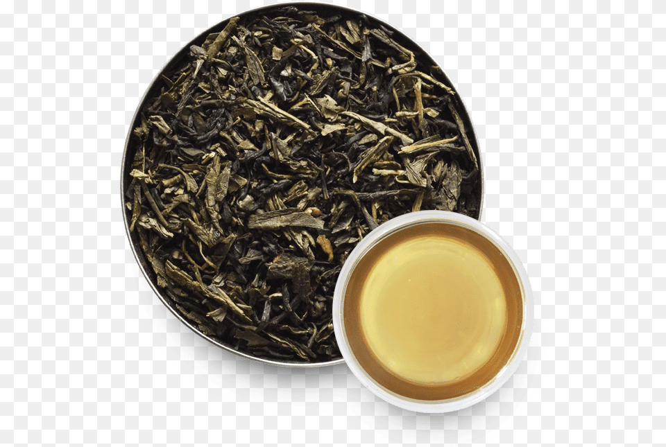Whats In It Sencha Green Tea Leaves Nilgiri Tea, Beverage, Green Tea, Plate Free Png Download