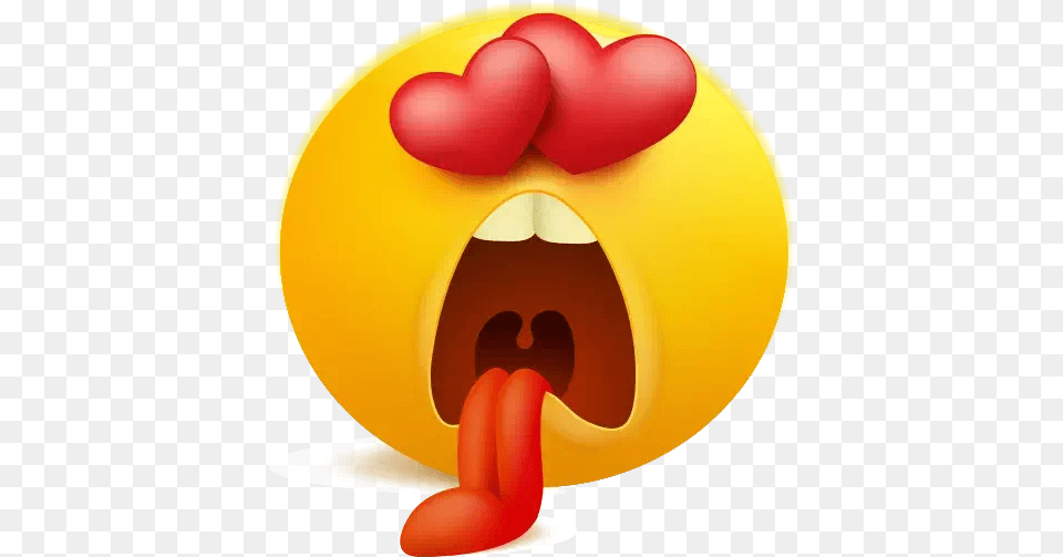 Whatsapp Heart Eyes Emoji File Heart In Eyes Emoji, Balloon Png