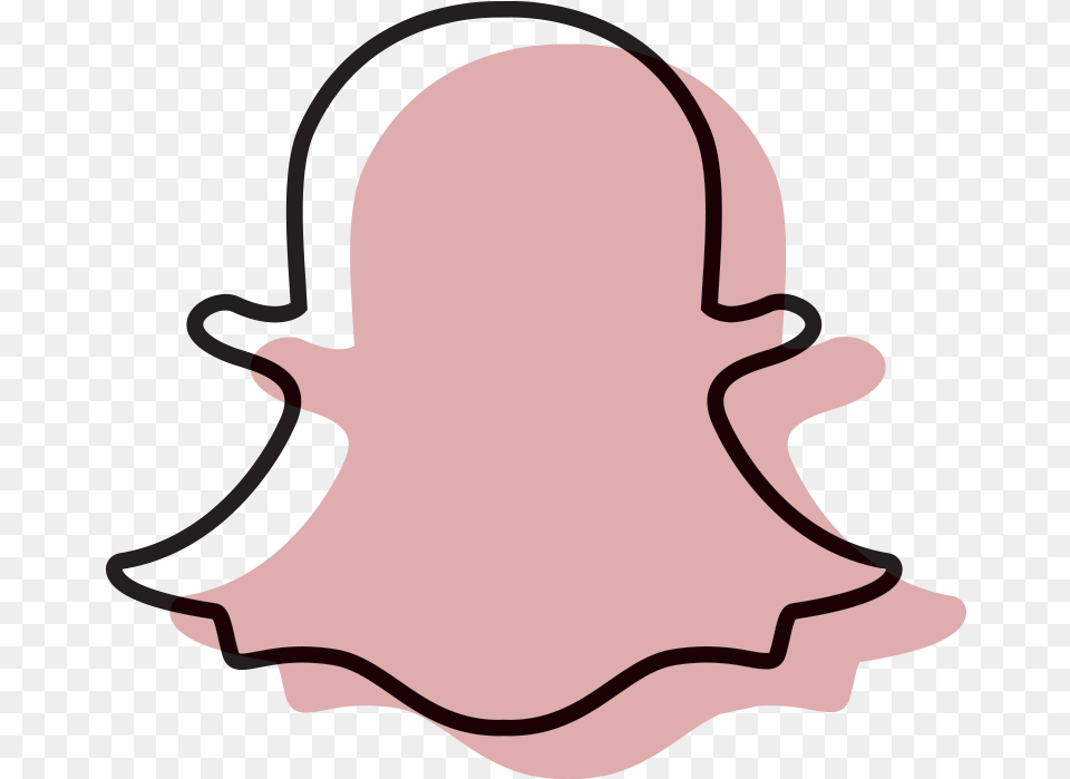 Whatsapp Icon Aesthetic Pink Snapchat Wink Ghost Yellow, Body Part, Face, Head, Neck Free Png Download