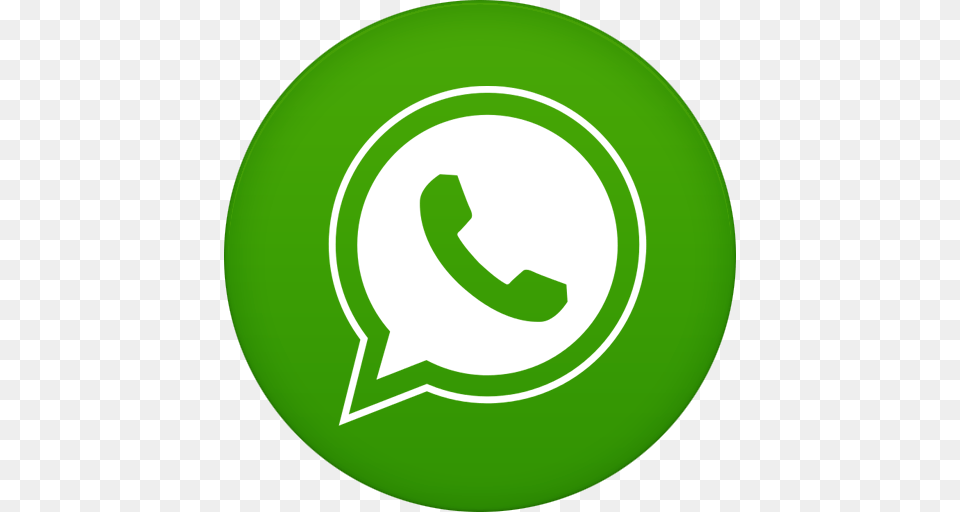 Whatsapp Icone, Green, Recycling Symbol, Symbol, Ammunition Png Image
