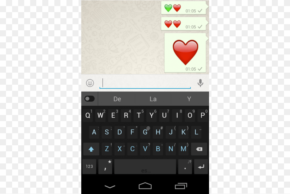 Whatsapp Incluye El Primer Emoticn Animado Para Android Emoticonos De Whatsapp Se Mueven, Computer, Computer Hardware, Computer Keyboard, Electronics Png