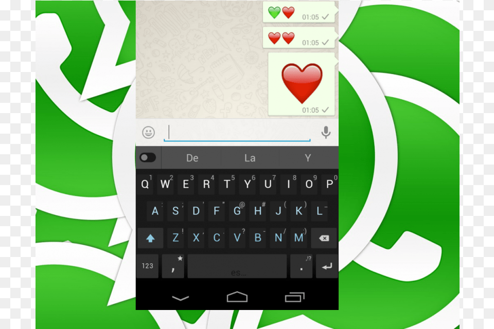 Whatsapp Incluye El Primer Emoticn Animado Para Android Whatsapp, Text, Electronics, Mobile Phone, Phone Free Png Download