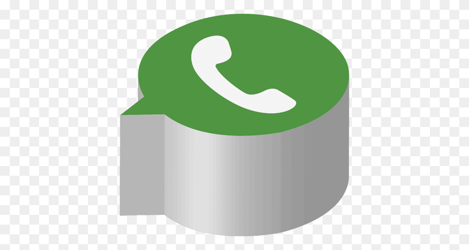 Whatsapp Isometric Icon, Symbol, Mailbox, Text Free Transparent Png