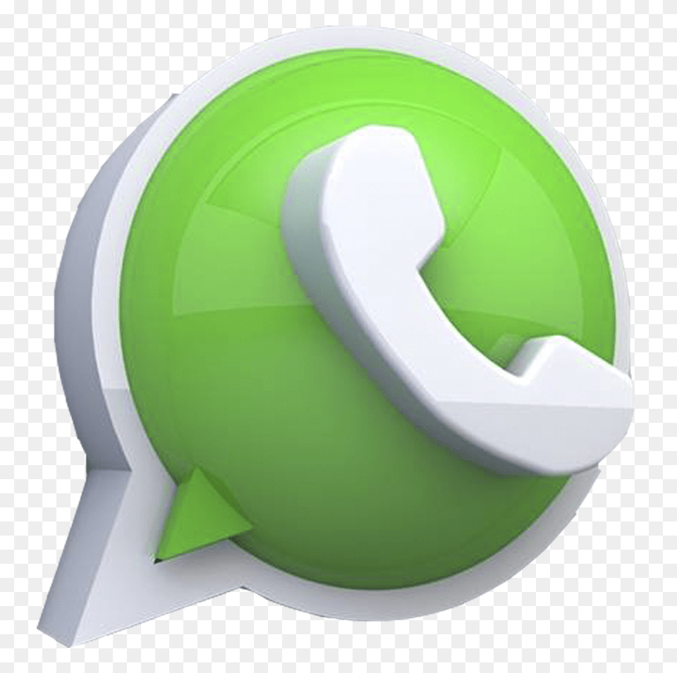 Whatsapp Logo Hd Logo Whatsapp 3d, Clothing, Hardhat, Helmet, Sphere Free Png