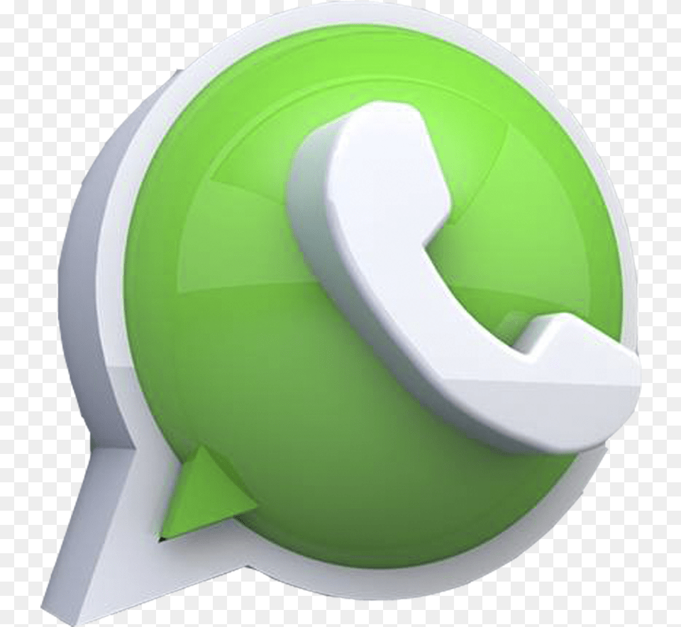 Whatsapp Logo Logo Whatsapp 3d 3d Whatsapp Icon, Clothing, Hardhat, Helmet, Sphere Free Transparent Png