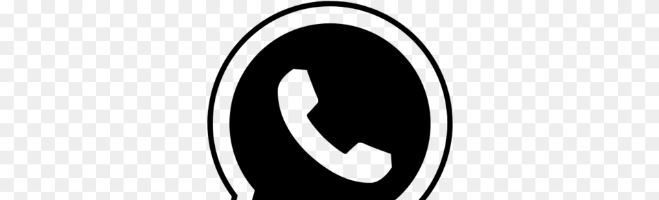 Whatsapp Logo Vector Whatsapp Logo Black And White, Gray Free Png