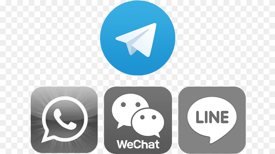 Whatsapp Telegram Wechat Logo, Person Free Png Download