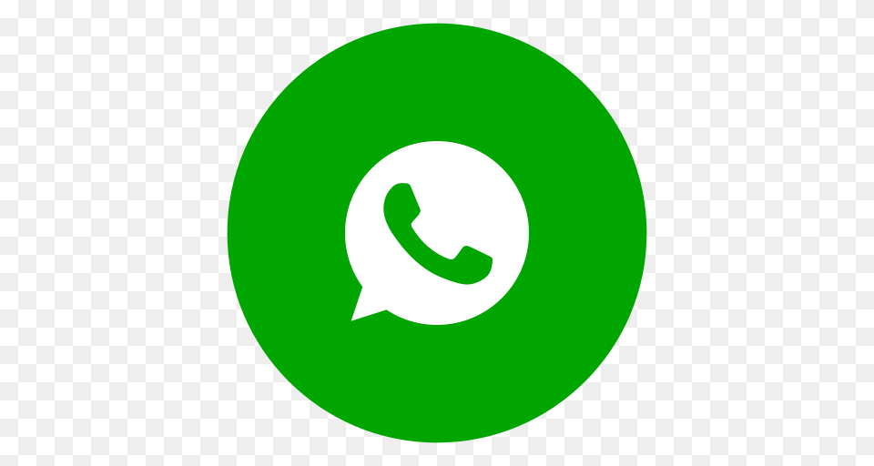 Whatsapp Transparent Image Whats App Logo Whatsapp, Green, Symbol, Disk Free Png Download
