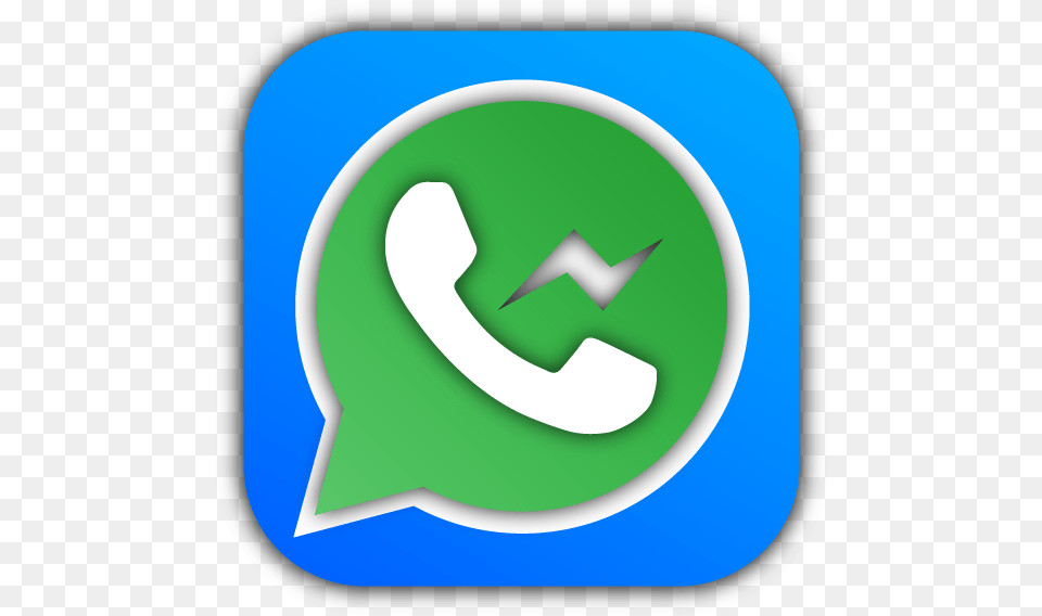 Whatsmessenger App Facebook Messenger Icon Ios Emblem Emblem, Recycling Symbol, Symbol, Logo, Disk Png