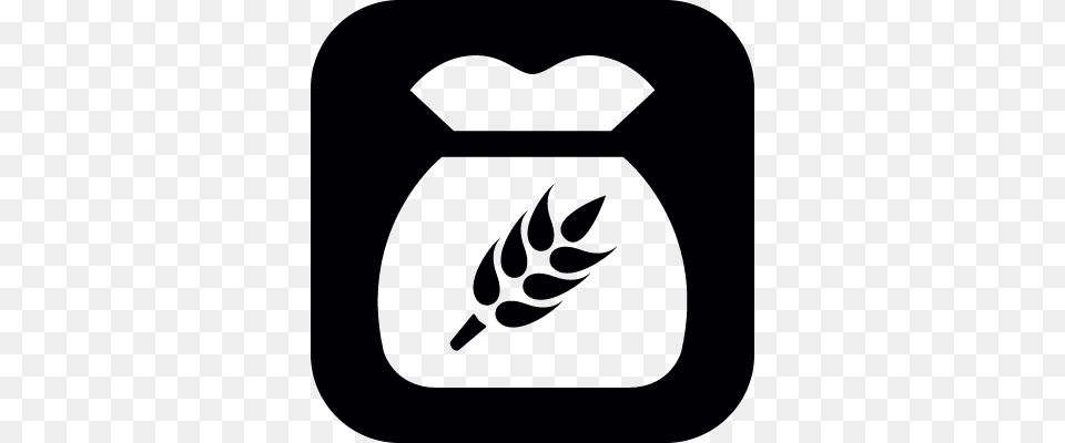 Wheat Grain Bag Vector Money Bag Icon White, Jar, Pottery, Logo Png