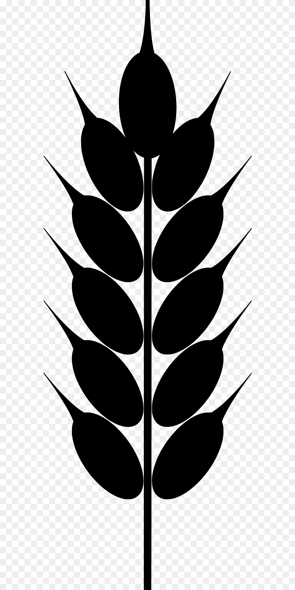 Wheat Silhouette, Leaf, Plant, Stencil, Symbol Png
