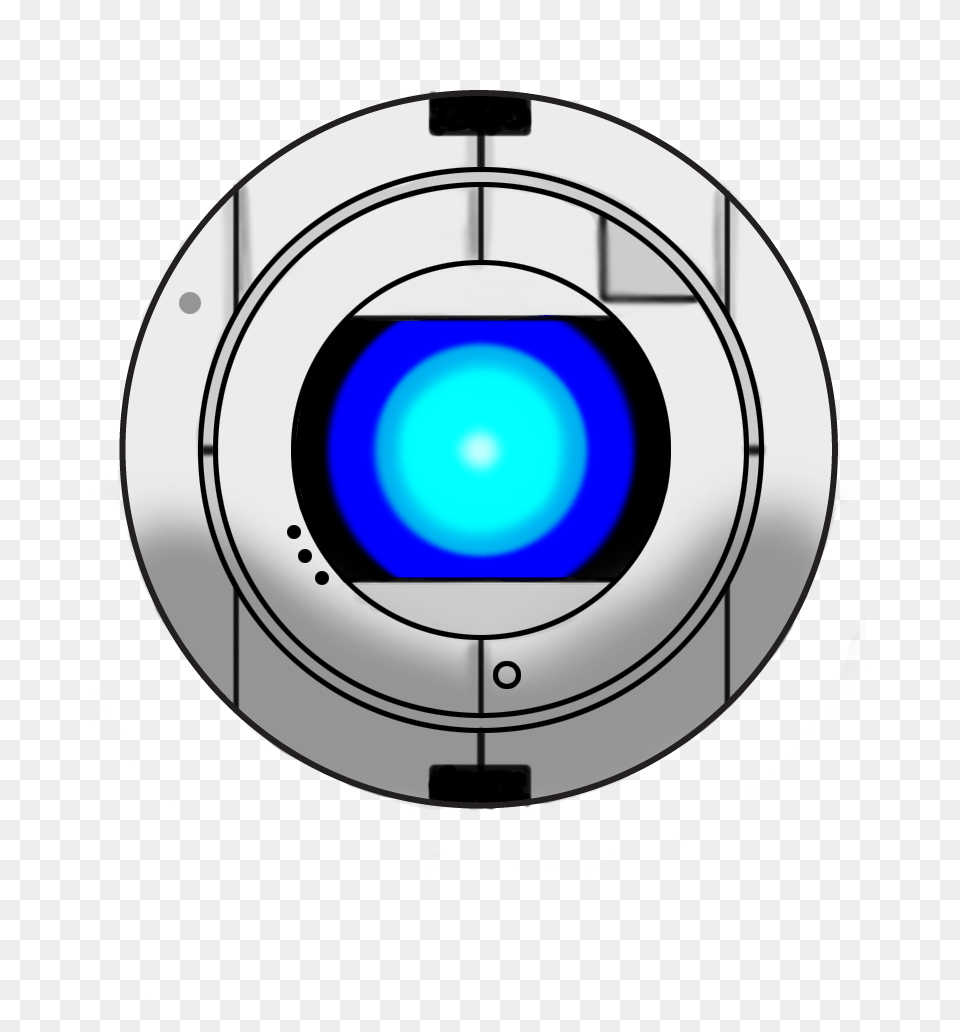 Wheatley Core Pin From Portal Button, Lighting, Sphere, Electronics, Disk Free Png