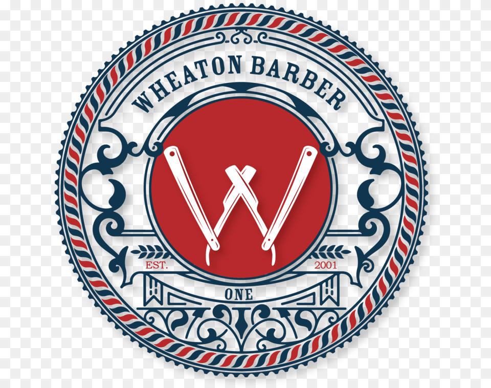 Wheaton Barber One Barbershop, Emblem, Symbol, Machine, Wheel Png