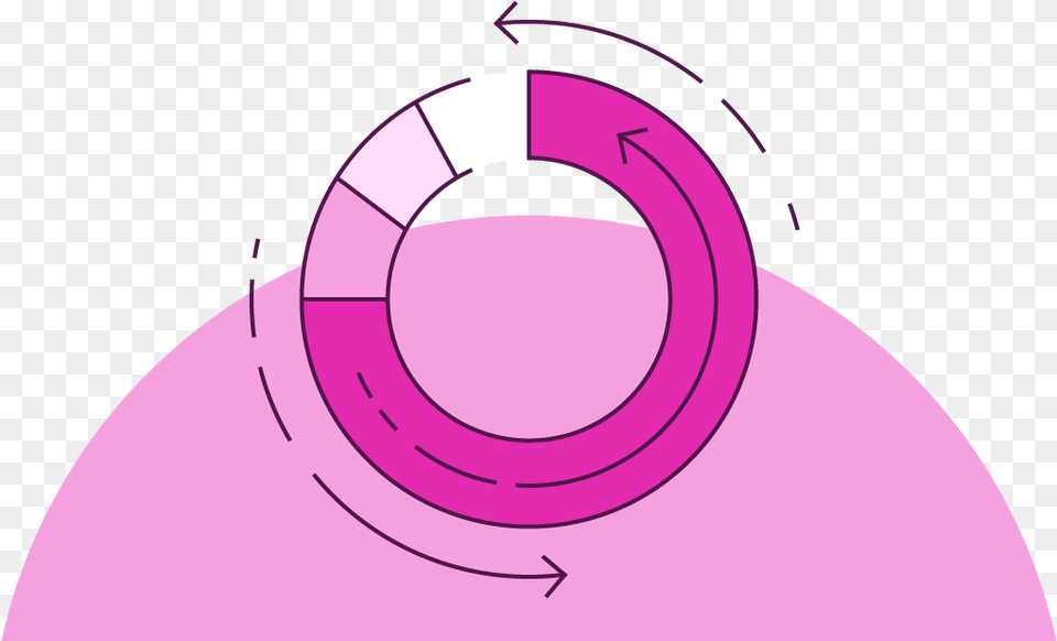 Wheel Animation In Powerpoint How To Spin Anti Clockwise Powerpoint Circle Animation, Accessories, Bag, Handbag, Purple Free Transparent Png