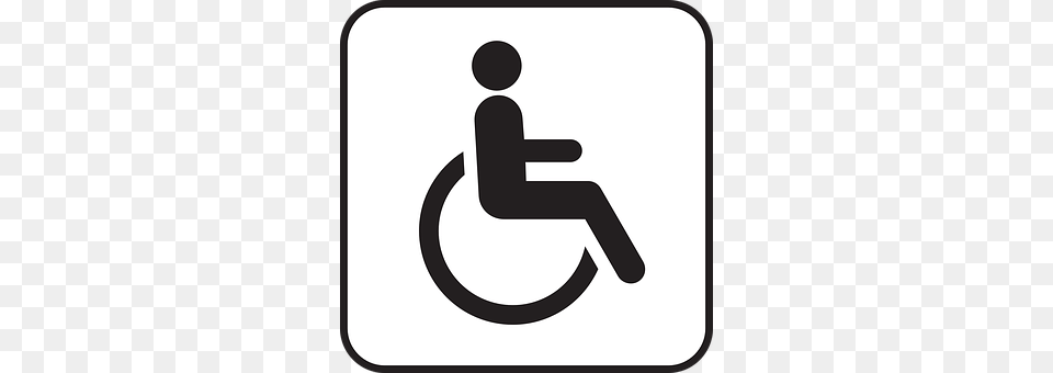 Wheel Chair Symbol, Sign, Road Sign, Device Png Image
