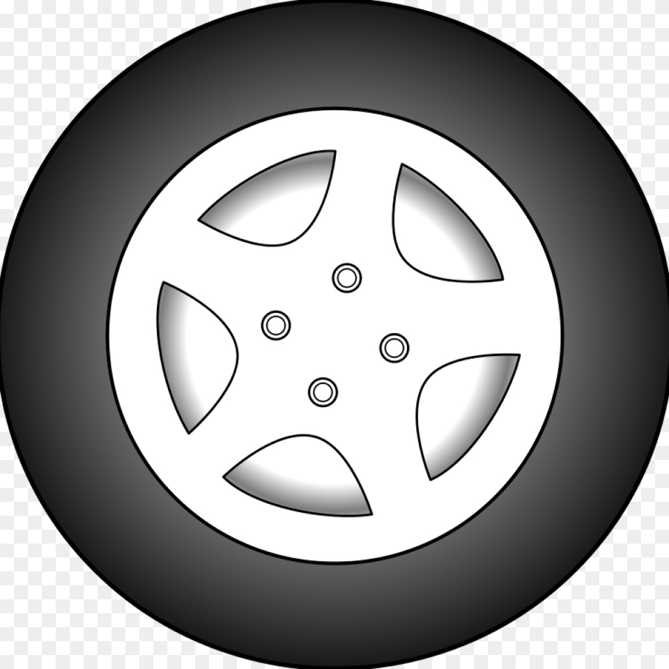 Wheel Clipart Clipart Alloy Wheel, Vehicle, Transportation, Tire Free Png Download