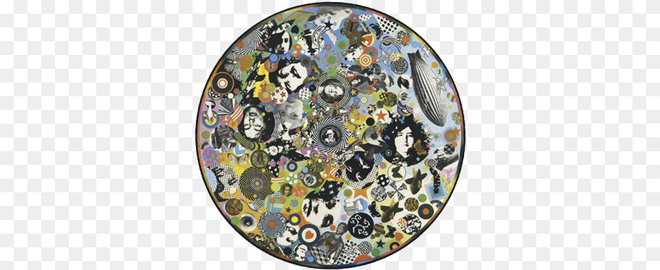 Wheel Inside Cover Led Zeppelin Iii, Art, Collage, Pottery, Pattern Free Png Download