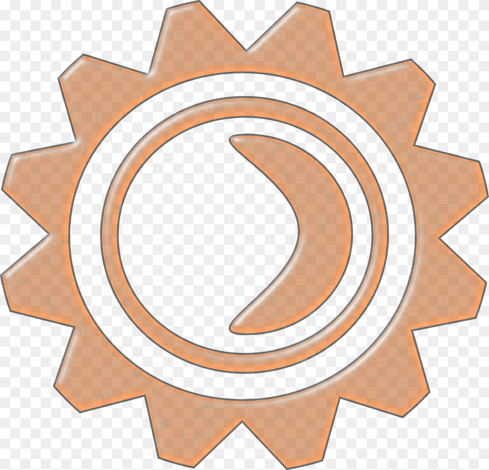 Wheel Machine Gears Cog Orange, Cross, Symbol, Gear Free Transparent Png