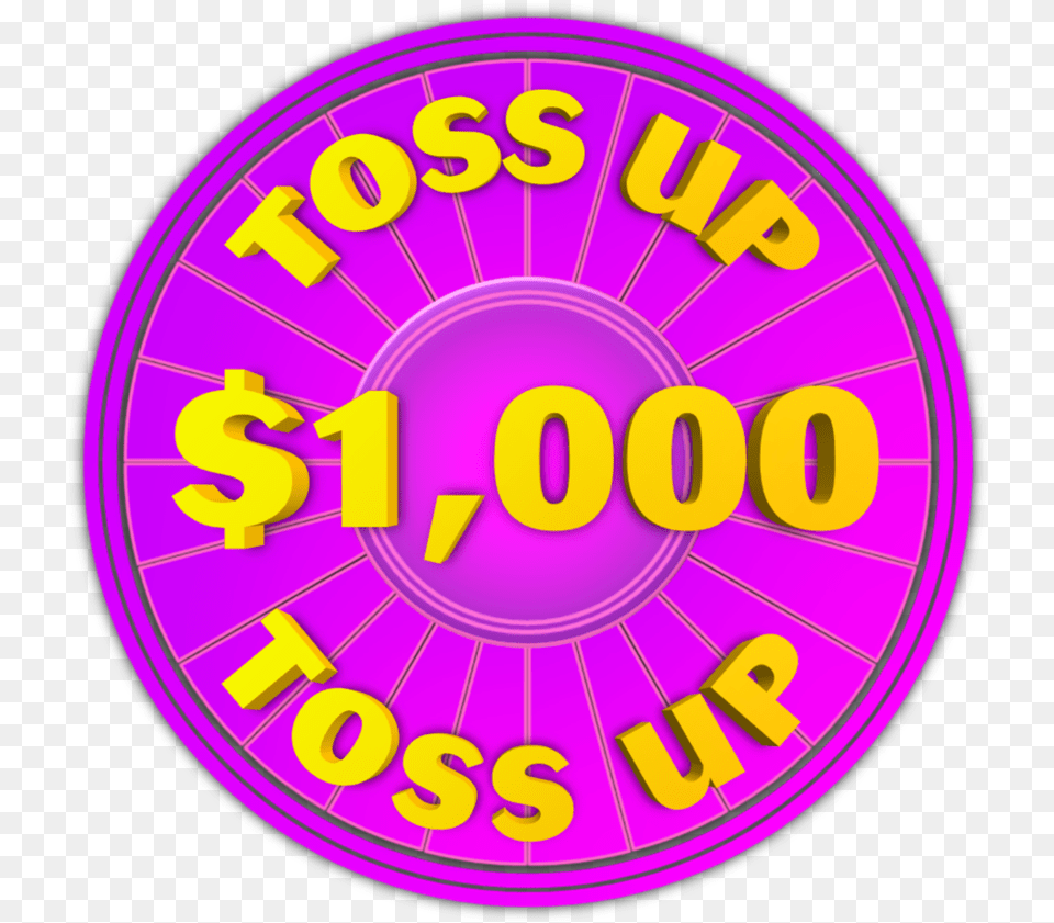 Wheel Of Fortune 1000 Toss Up, Purple, Text, Number, Symbol Free Transparent Png