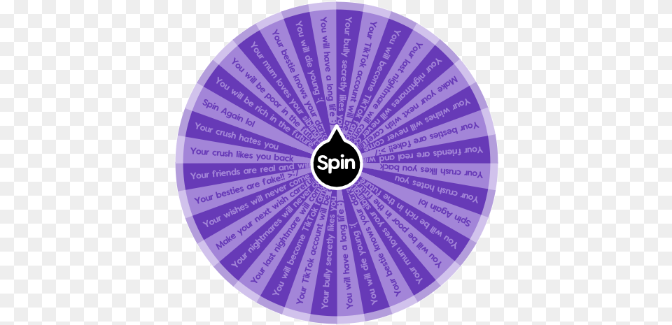 Wheel Of Fortune Halloween Spin The Wheel, Purple, Disk, Home Decor, Symbol Free Png Download