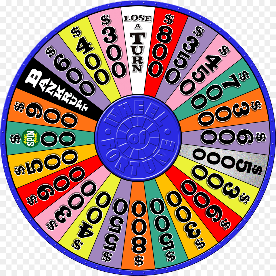 Wheel Of Fortune Wheel Of Fortune Black And White, Disk, Number, Symbol, Text Free Png Download