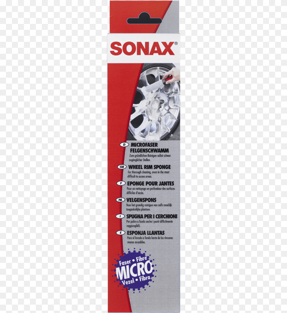 Wheel Rim Sponge Sonax Cepillo Para Llantas, Advertisement, Spoke, Poster, Machine Free Transparent Png