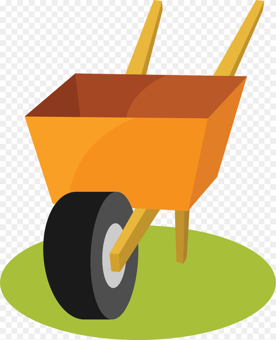 Wheelbarrow Clipart, Transportation, Vehicle Free Transparent Png