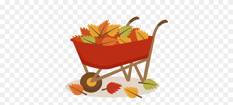Wheelbarrow Svg Cutting File Fall Svg Cuts Autumn Svg Cute Fall Clipart, Plant, Leaf, Vehicle, Transportation Free Transparent Png