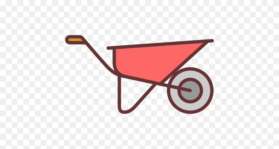 Wheelbarrow Tools And Utensils Trolley Gardening Cart, Transportation, Vehicle, Smoke Pipe Free Png