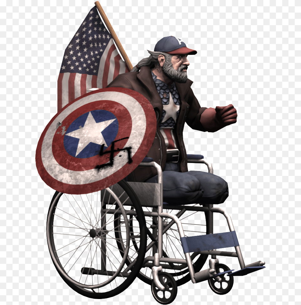 Wheelchair, Furniture, Adult, Person, Man Free Transparent Png
