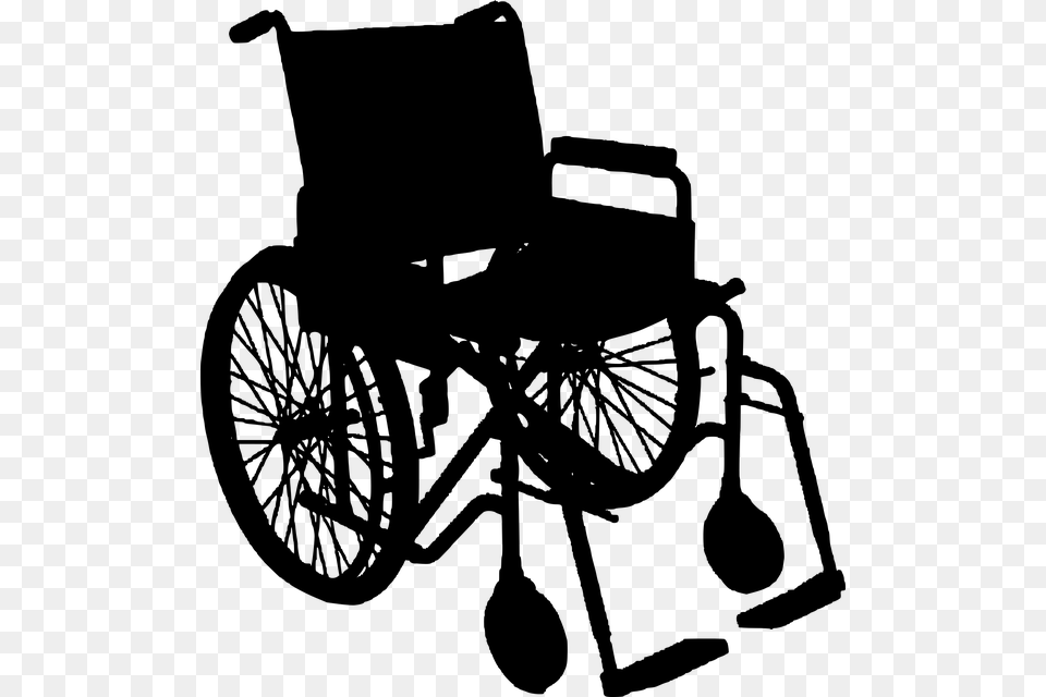 Wheelchair, Gray Png