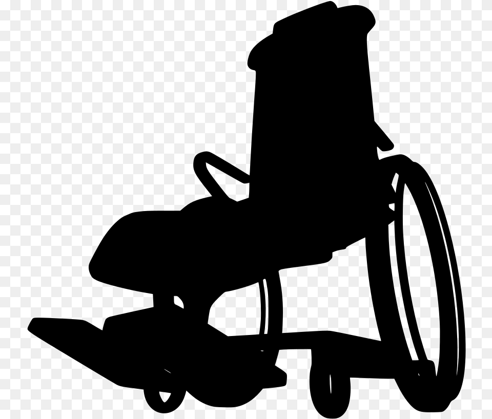Wheelchair, Gray Png