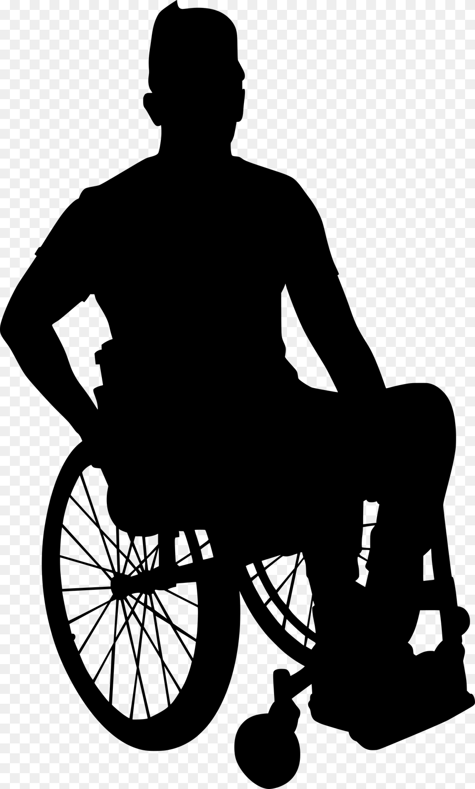 Wheelchair, Gray Png Image