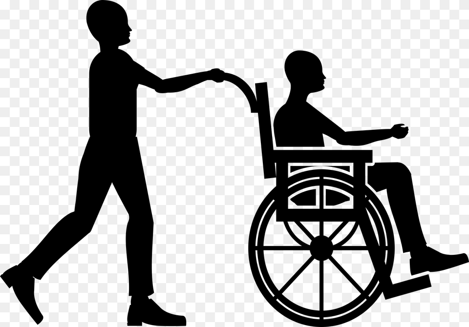 Wheelchair, Gray Png Image