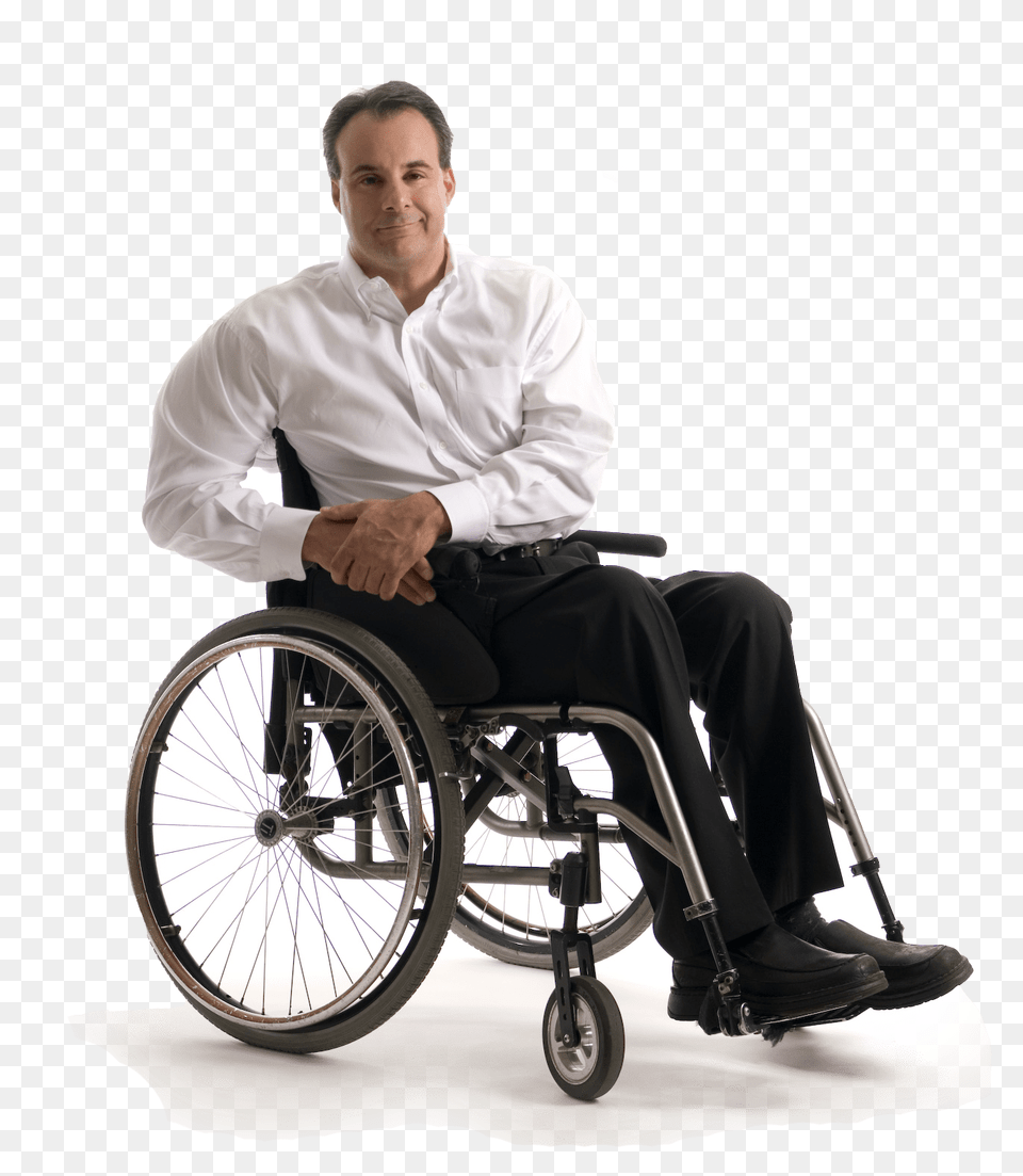 Wheelchair, Adult, Person, Man, Male Free Png