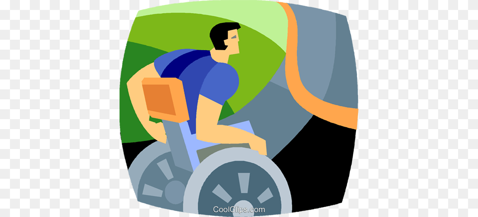 Wheelchair Athlete Royalty Vector Clip Art Illustration, Adult, Male, Man, Person Free Transparent Png