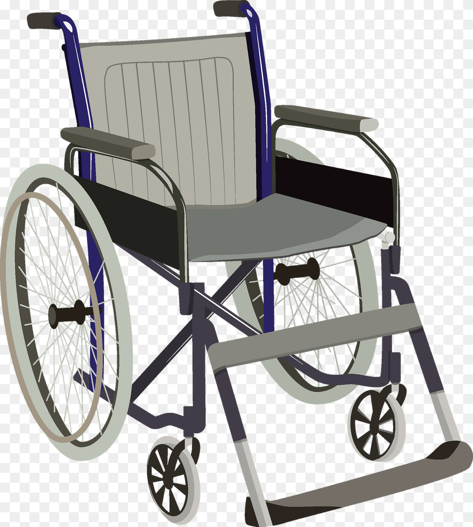 Wheelchair Clipart, Chair, Furniture, Grass, Lawn Free Png