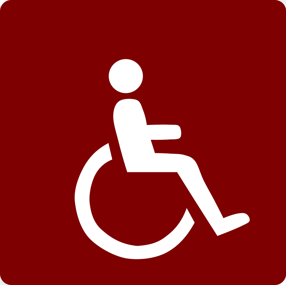Wheelchair Clipart, Sign, Symbol Free Png Download