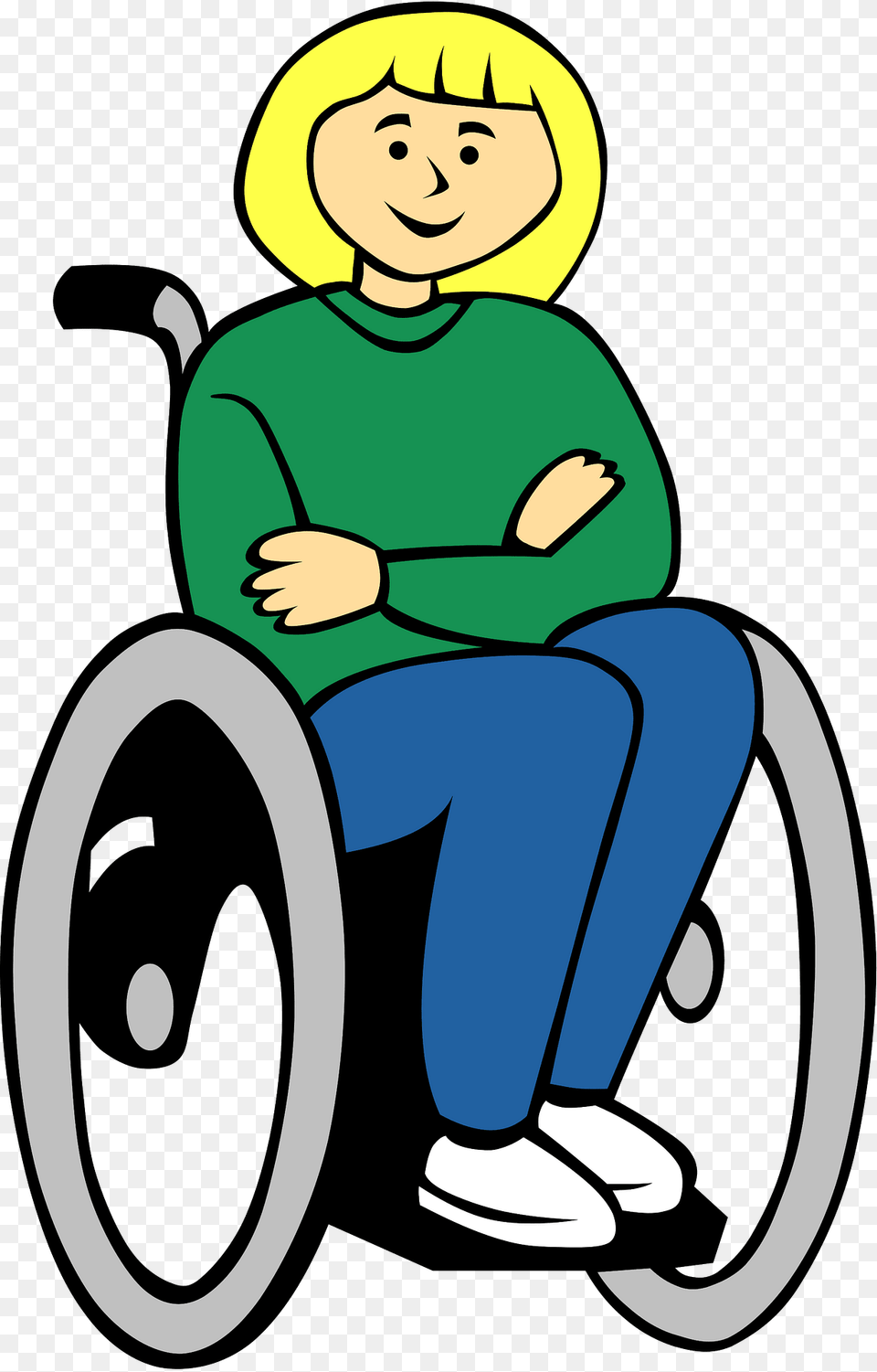 Wheelchair Clipart, Chair, Furniture, Person, Head Png Image