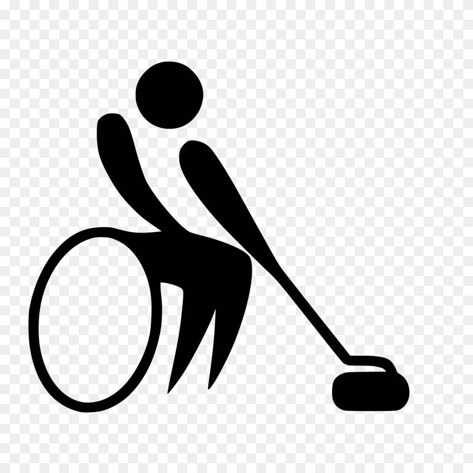 Wheelchair Curling, Gray Free Png Download