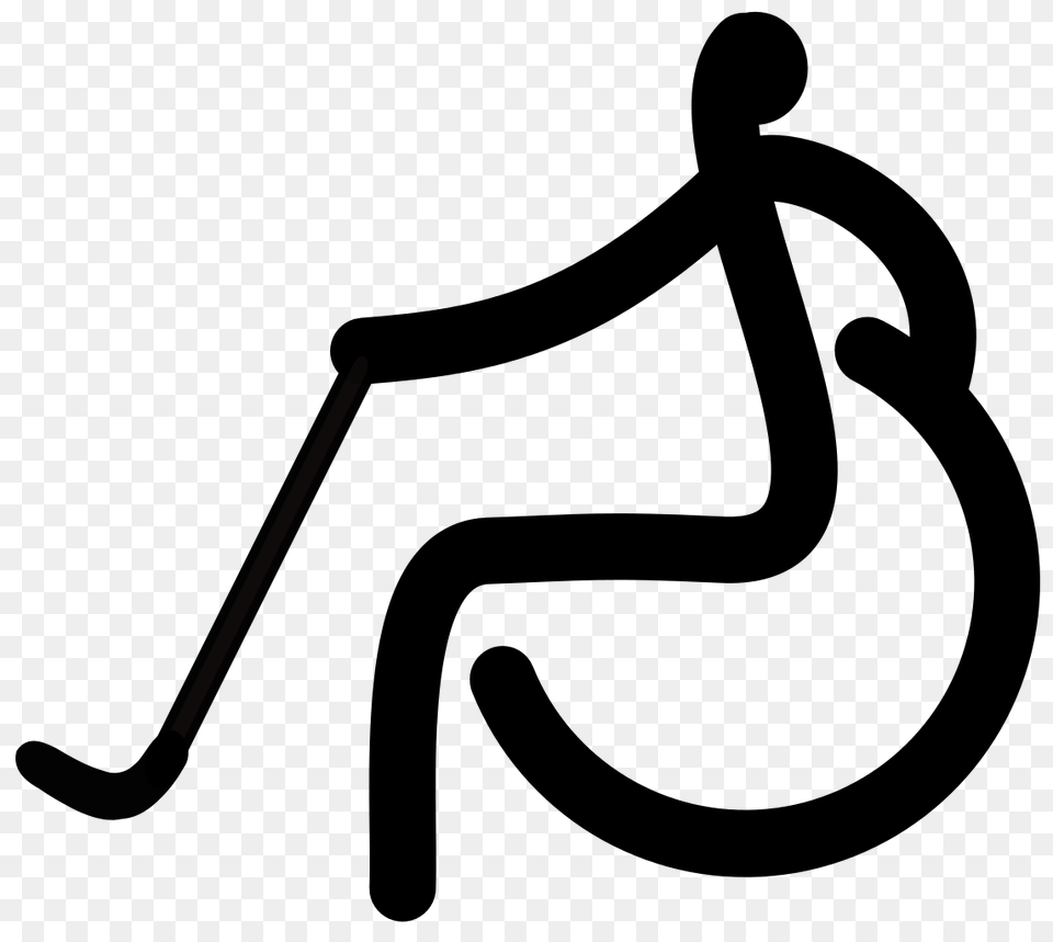 Wheelchair Hockey Pictogram, Sword, Weapon, Cutlery Png