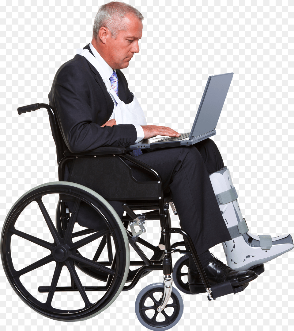 Wheelchair People Guy In Wheelchair, Furniture, Adult, Chair, Person Free Png