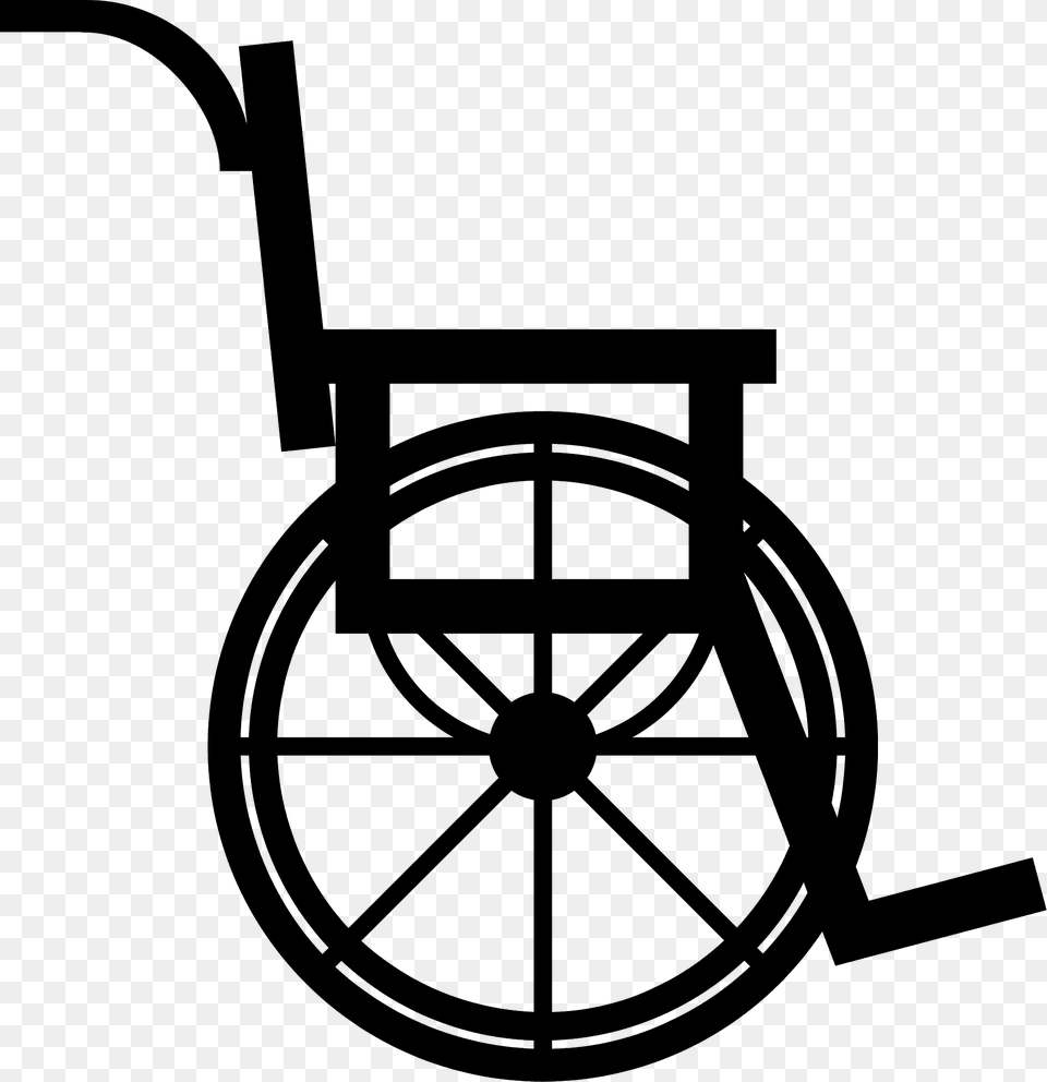 Wheelchair Silhouette Silhouette, Chair, Furniture, Cross, Symbol Png Image